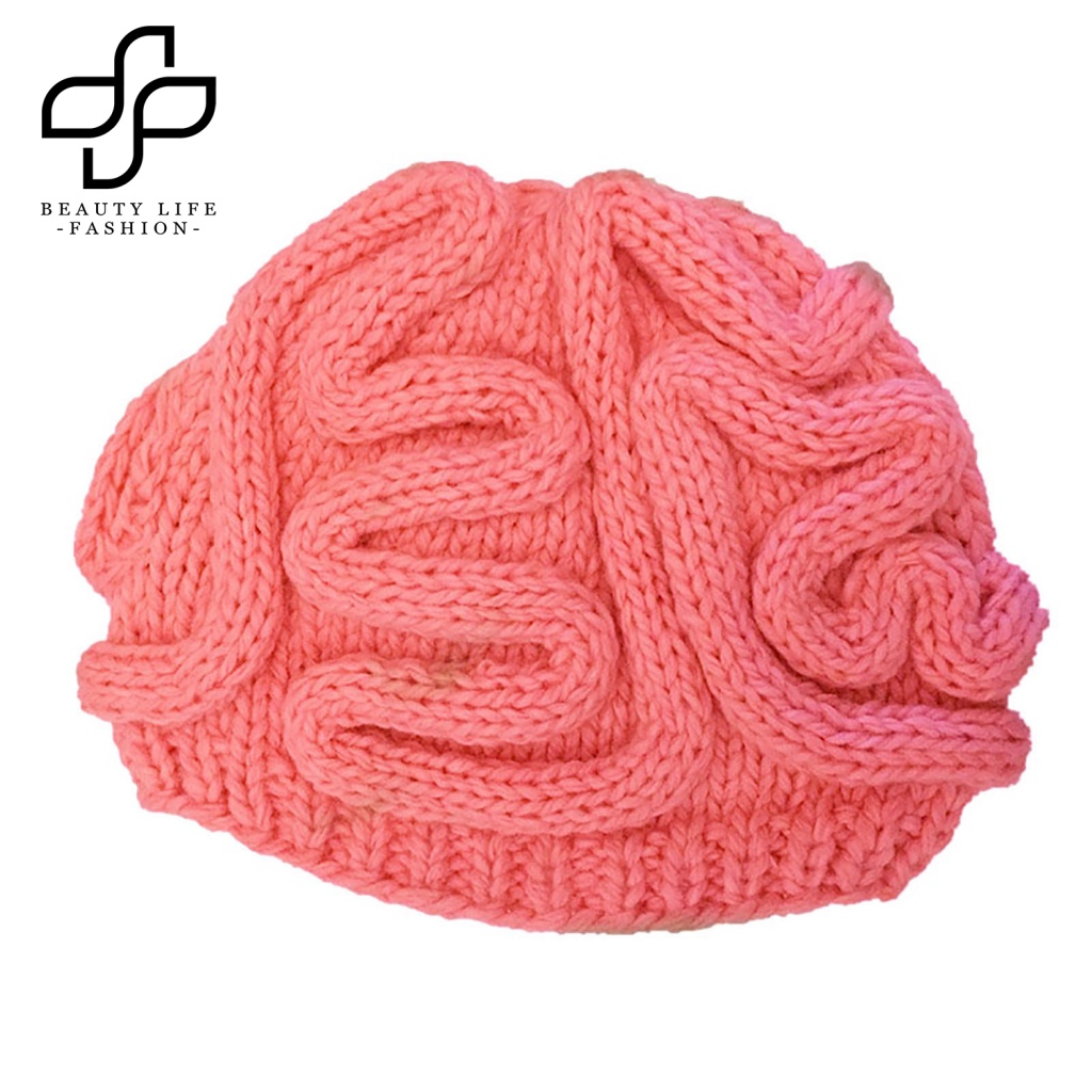 Mũ Len Beanie Họa Tiết Ngộ Nghĩnh Cho Bé Chụp Ảnh