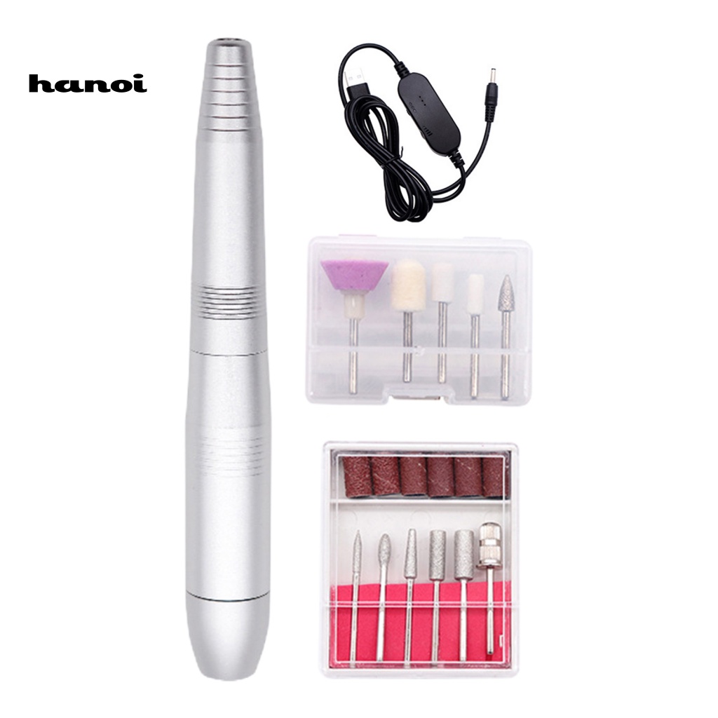 1 Bộ Máy Khoan Móng Tay 18000RPM-19000RPM Giao Diện USB Tiếng Ồn Thấp 5V / 1A Chuyên Dụng Cho Salon