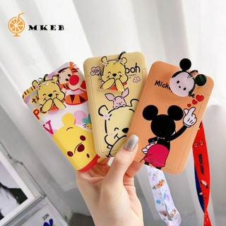 Ví Đựng Thẻ Có Dây Đeo Họa Tiết Hoạt Hình Dễ Thương