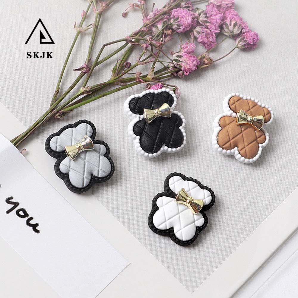 [Hàng mới về] Hạt gấu 3D đính móng tay trang trí nghệ thuật tự làm thiết kế dễ thương có nhiều màu