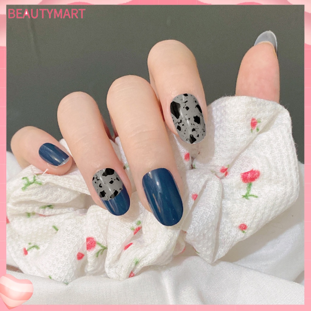 1 Bộ Móng Tay Giả Hiệu Ứng Visual Effect Siêu Mỏng Mượt Mà Dễ Sử Dụng Che Phủ Toàn Diện