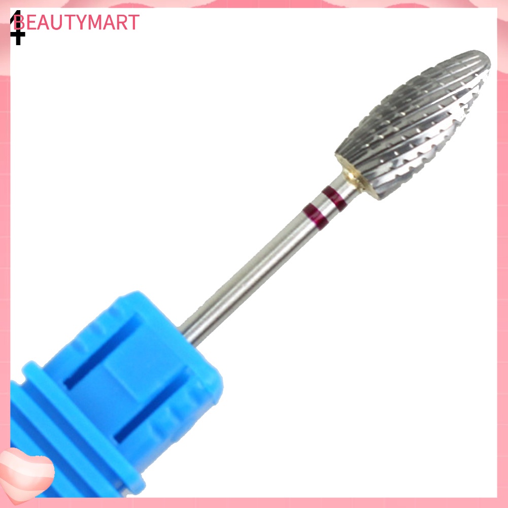 Mũi Khoan Móng Tay Tẩy Da Chết Bằng Thép Vonfram Hình Trụ