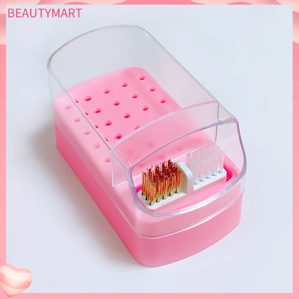 Giá Đỡ Mũi Khoan Móng Tay 30 Ngăn Chống Bụi Có Thể Giặt Lại Tiện Dụng