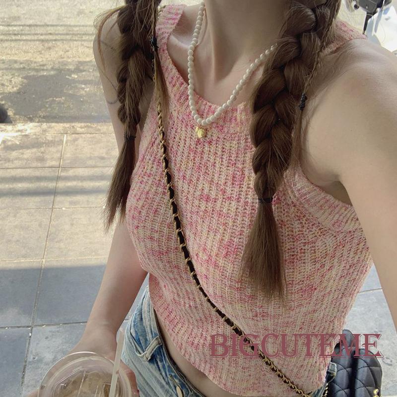 Áo Croptop Hai Dây Ôm Dáng Họa Tiết Kẻ Sọc Nhiều Màu Thời Trang Mùa Hè Cho Nữ