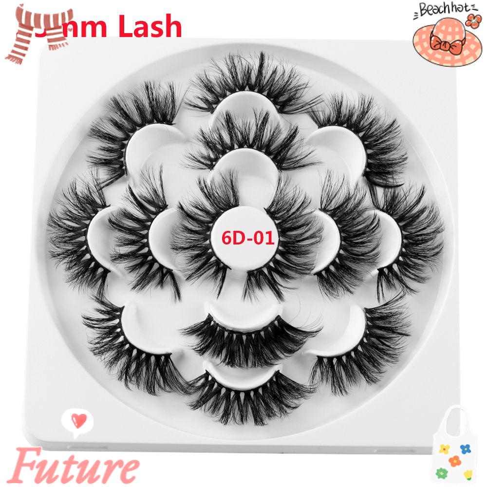 Set 7 Cặp Lông Mi Giả SKONHED Trang Điểm Tự Nhiên