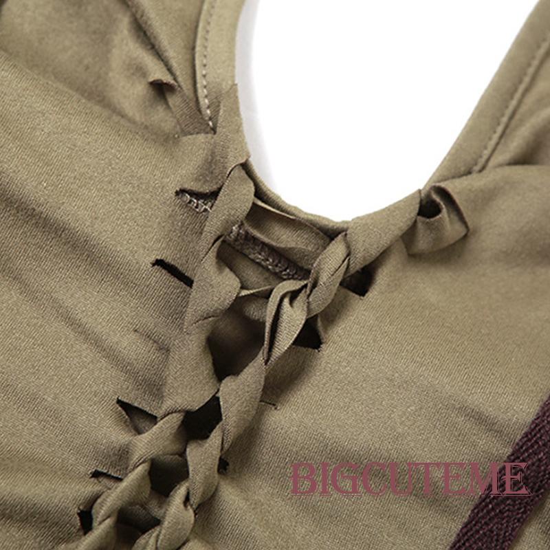 Áo Croptop Sát Nách Màu Sắc Tương Phản Thời Trang Cho Nữ