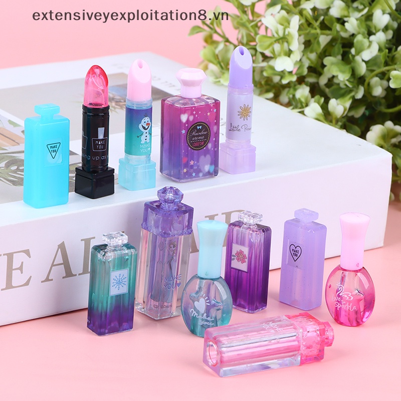 Set 12 Son Bóng 1: 6 Dùng Trang Điểm Cho Nhà Búp Bê