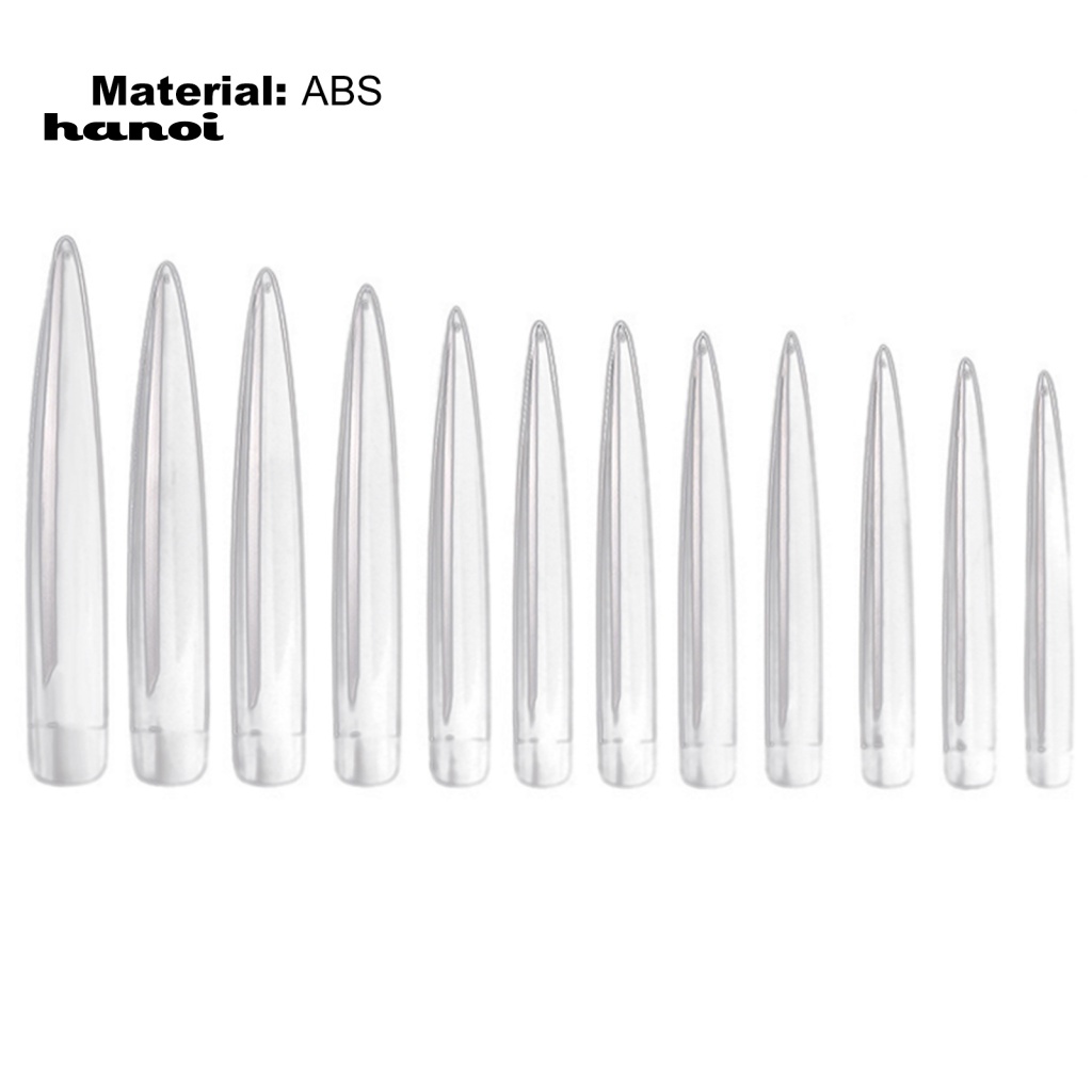 Túi 120 Móng Tay Giả Nối Dài Mỏng Nhẹ Tự Nhiên Cho Salon