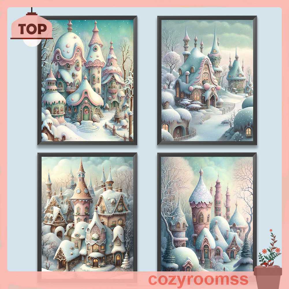 Tranh Đính Đá Kim Cương Toàn Bộ 5D DIY Hình Vẽ Hoa