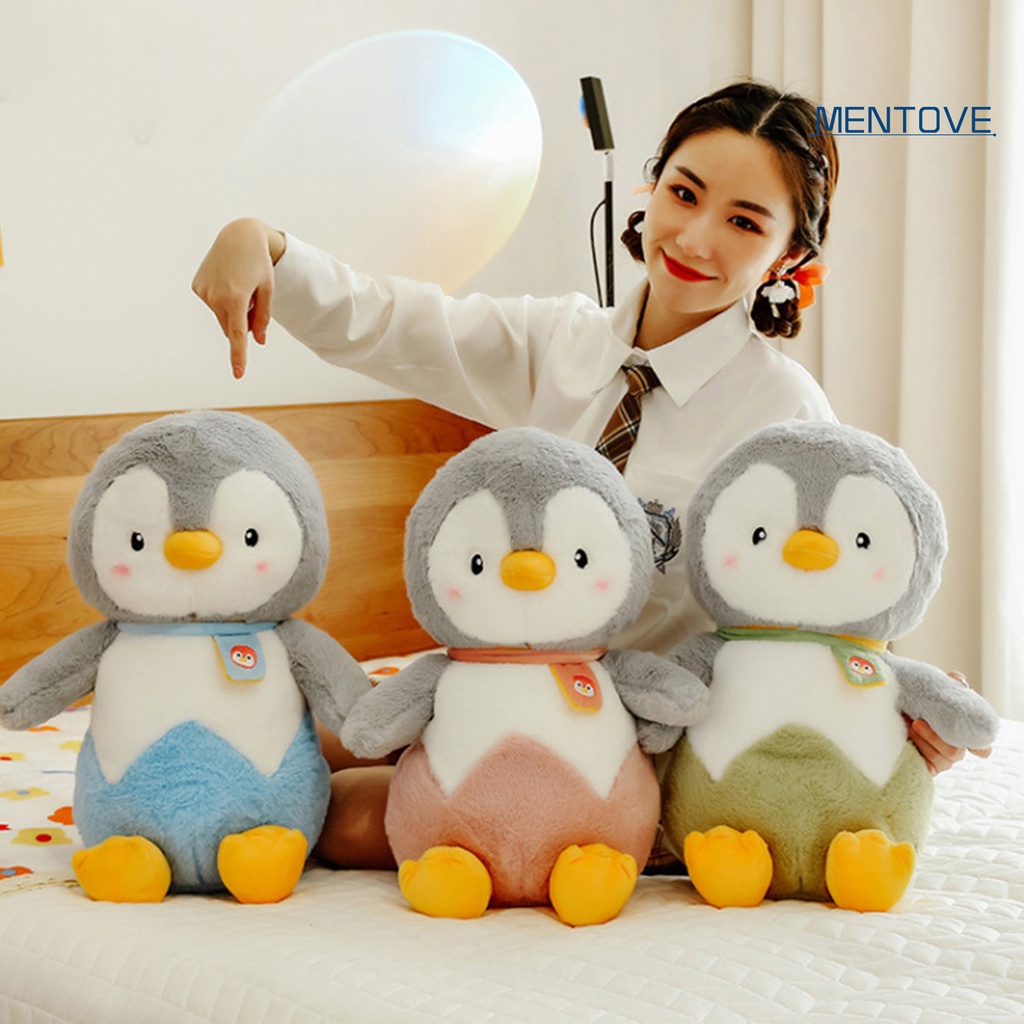 Chim Cánh Cụt Nhồi Bông Mềm Mại Trang Trí Phòng Ngủ