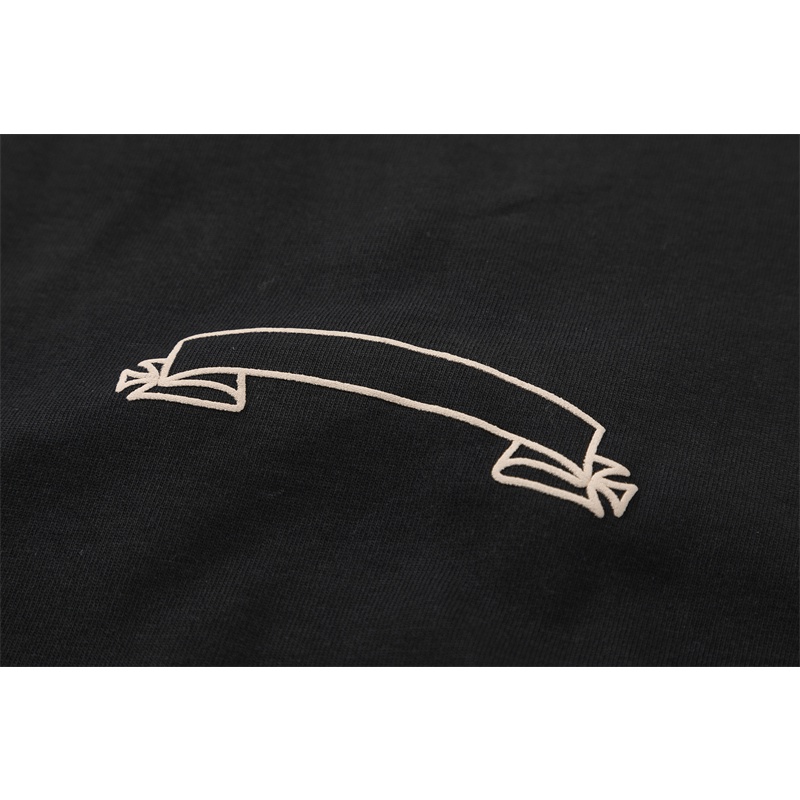 As-ky &amp; ur-se-Ll88- 22FW Áo Tay Ngắn In Nổi Phong Cách Gothic