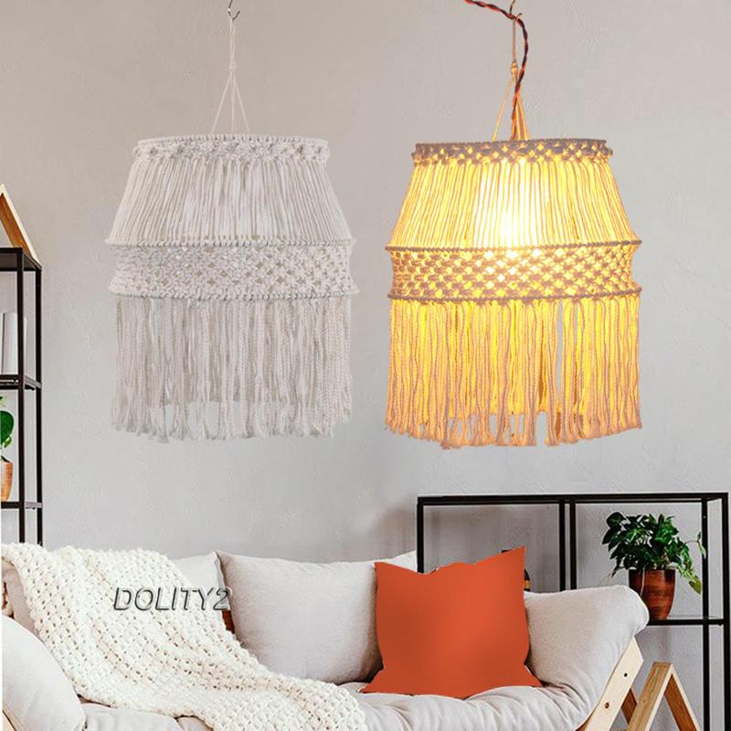Vỏ Bọc Bóng Đèn Macrame Phong Cách Bohemian Độc Đáo Trang Trí Nhà Cửa / Tiệc Cưới