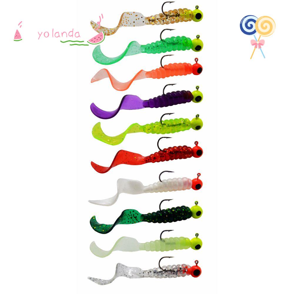 Bộ 4 Mồi Câu Cá Giả Mềm 3.5g Chất Lượng Cao