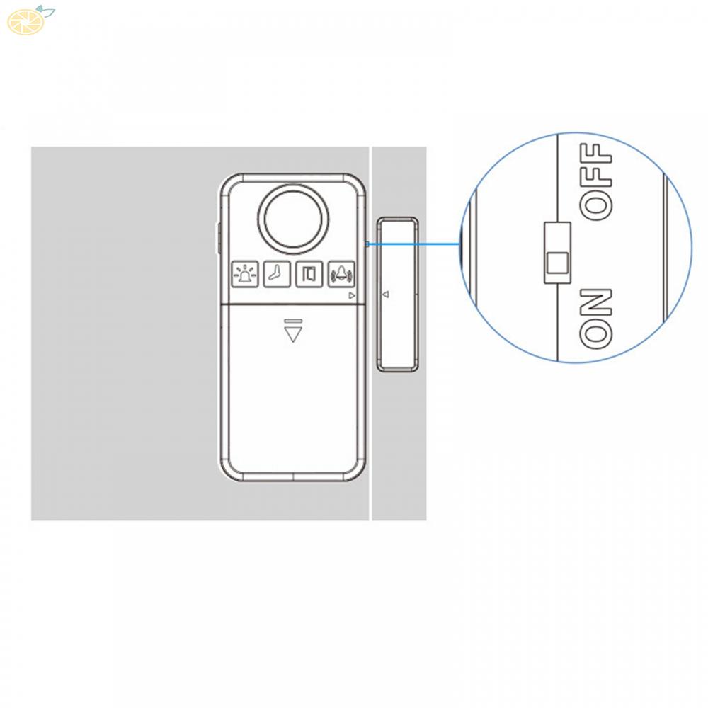 【VARSTR】130dB household store wireless magnetic alarm multifunctional anti-theft alarm high quality