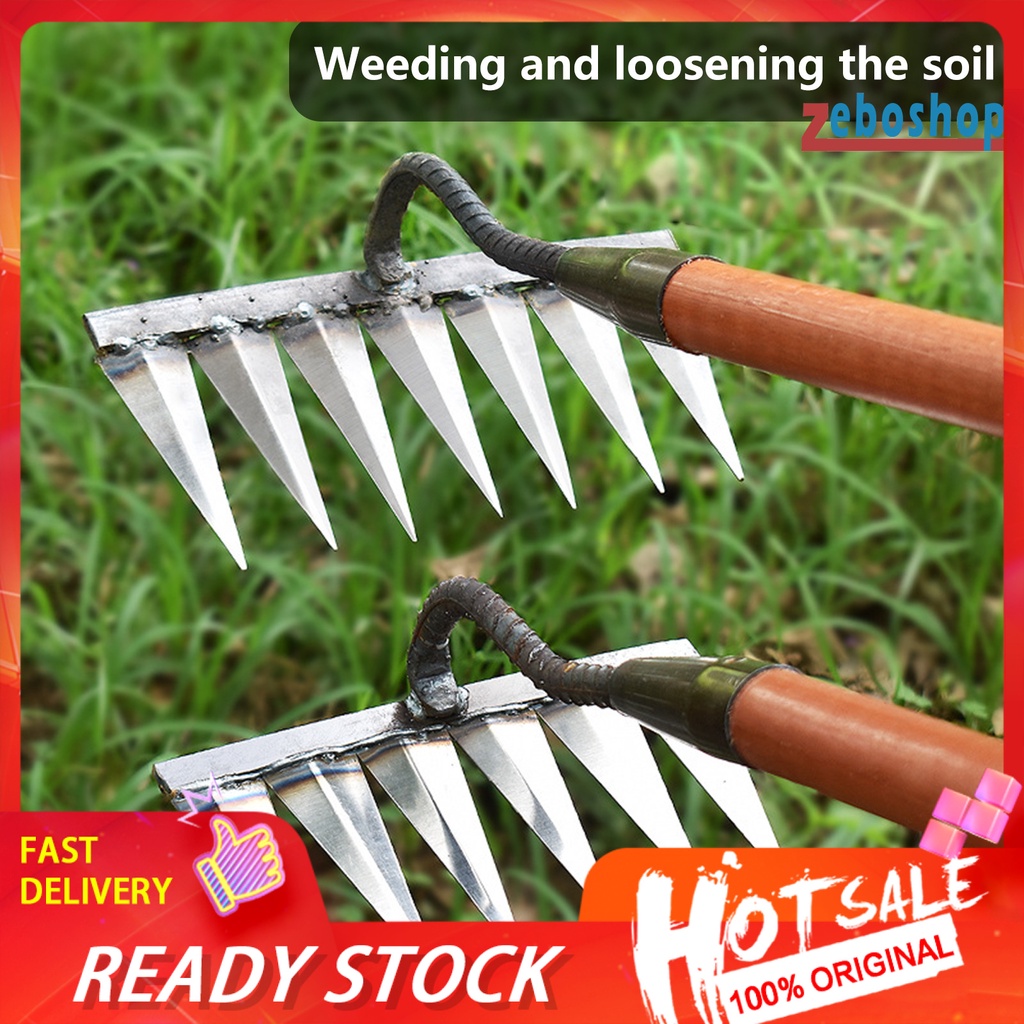 Zeboshop Cây Cà Phê Kim Loại Cứng Có Tay Cầm Tiện Dụng Cho Sân Vườn