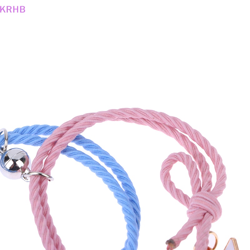 Vòng Tay Da Từ Tính Họa Tiết Hoạt Hình Anime Kuromi Mymelody KRHB Mới