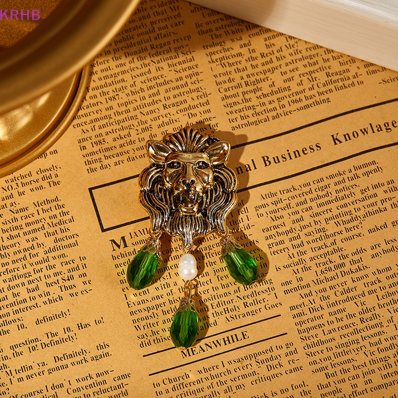 Ghim Cài Áo Hình Cú Mèo Đính Đá Tua Rua Phong Cách Hoàng Gia Cổ Điển Mới