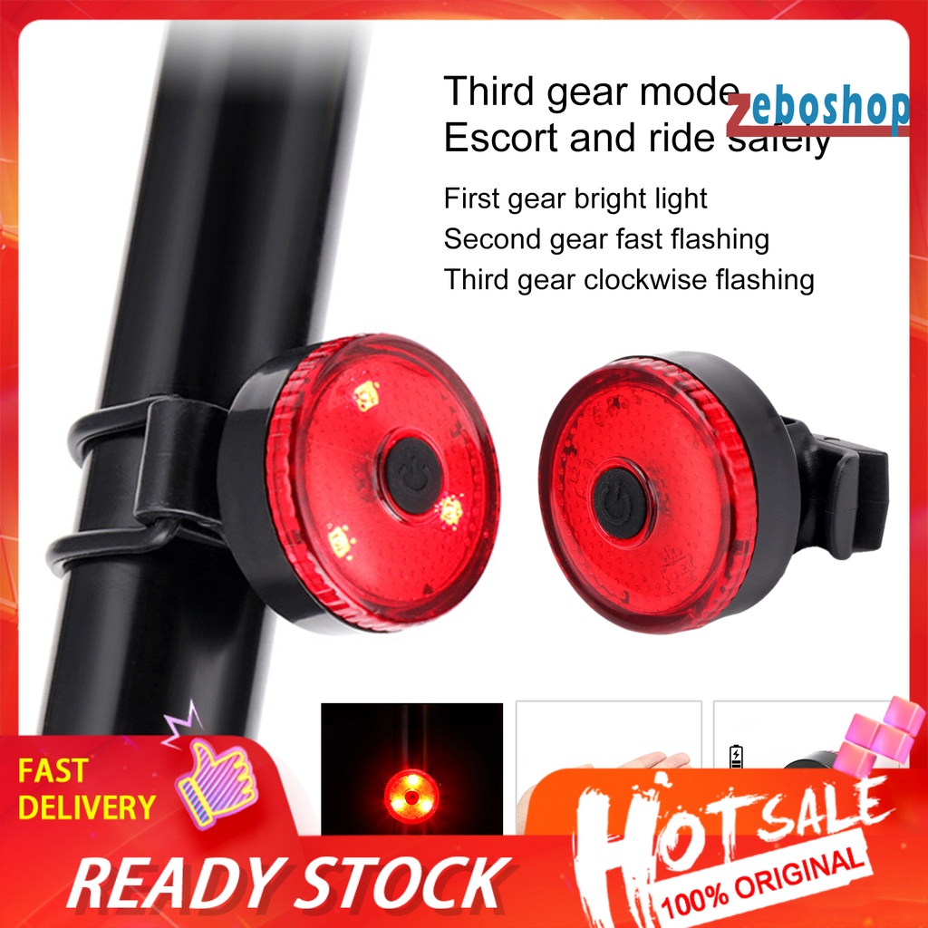 Đèn Led Sạc USB Tiết Kiệm Năng Lượng Gắn Đuôi Xe Đạp