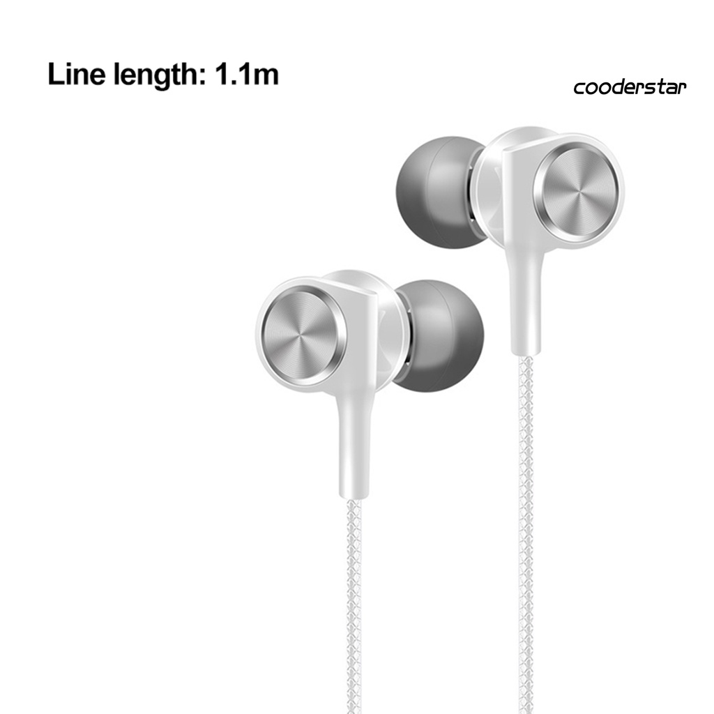 Tai Nghe Nhét Tai HY-1 Chống Ồn Jack 3.5mm Bass Trầm Có Micro Tiện Dụng