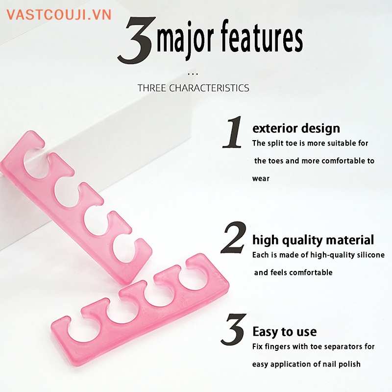 Đệm Silicon Tách Ngón Chân Chăm Sóc Móng Tiện Dụng