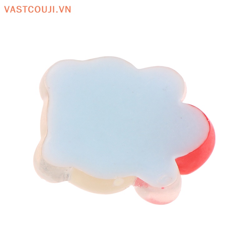 Bộ 5 Tượng Gấu Và Dâu Tây Mini Bằng Nhựa Resin Phát Quang DIY