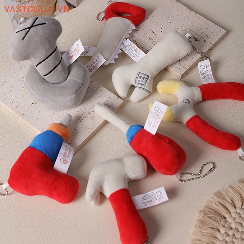 1 Móc Khóa Hình Thú Nhồi Bông VASTJI Dễ Thương