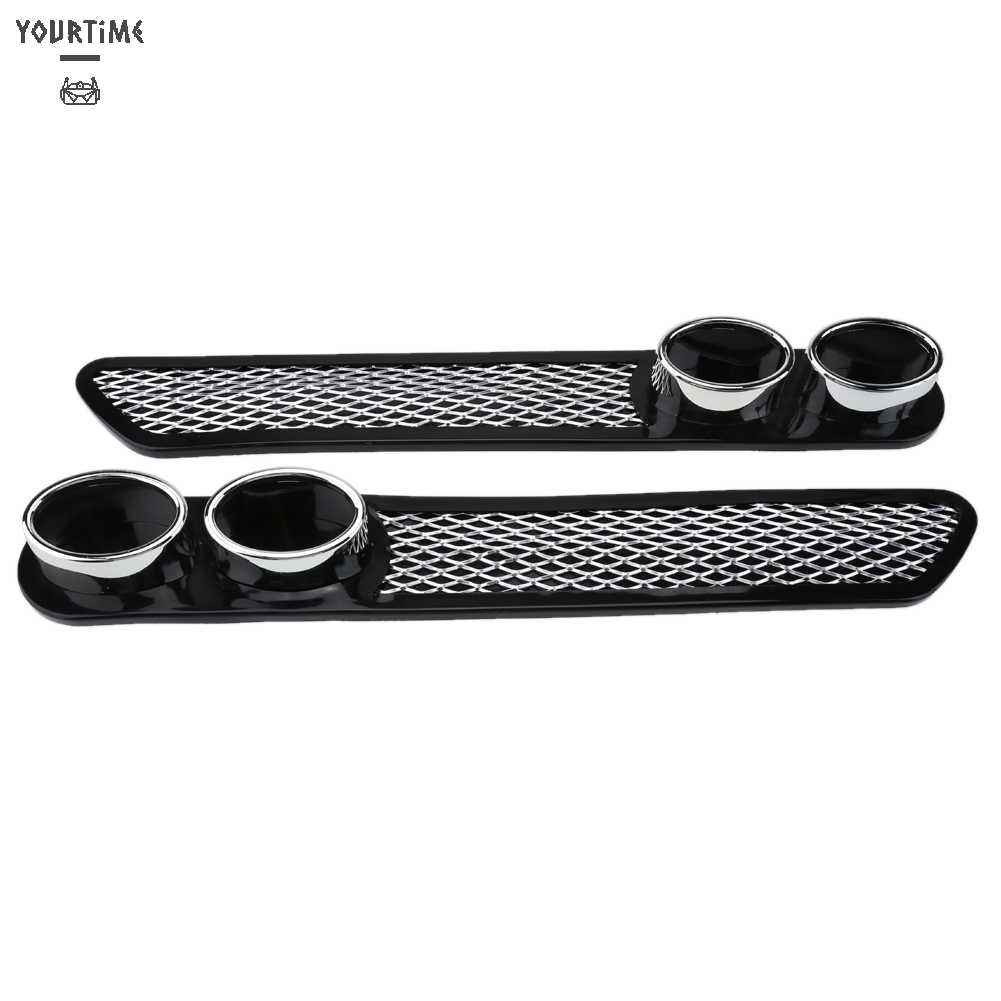 Set 2 Miếng Dán Ống Xả Xe Hơi Bằng Nhựa