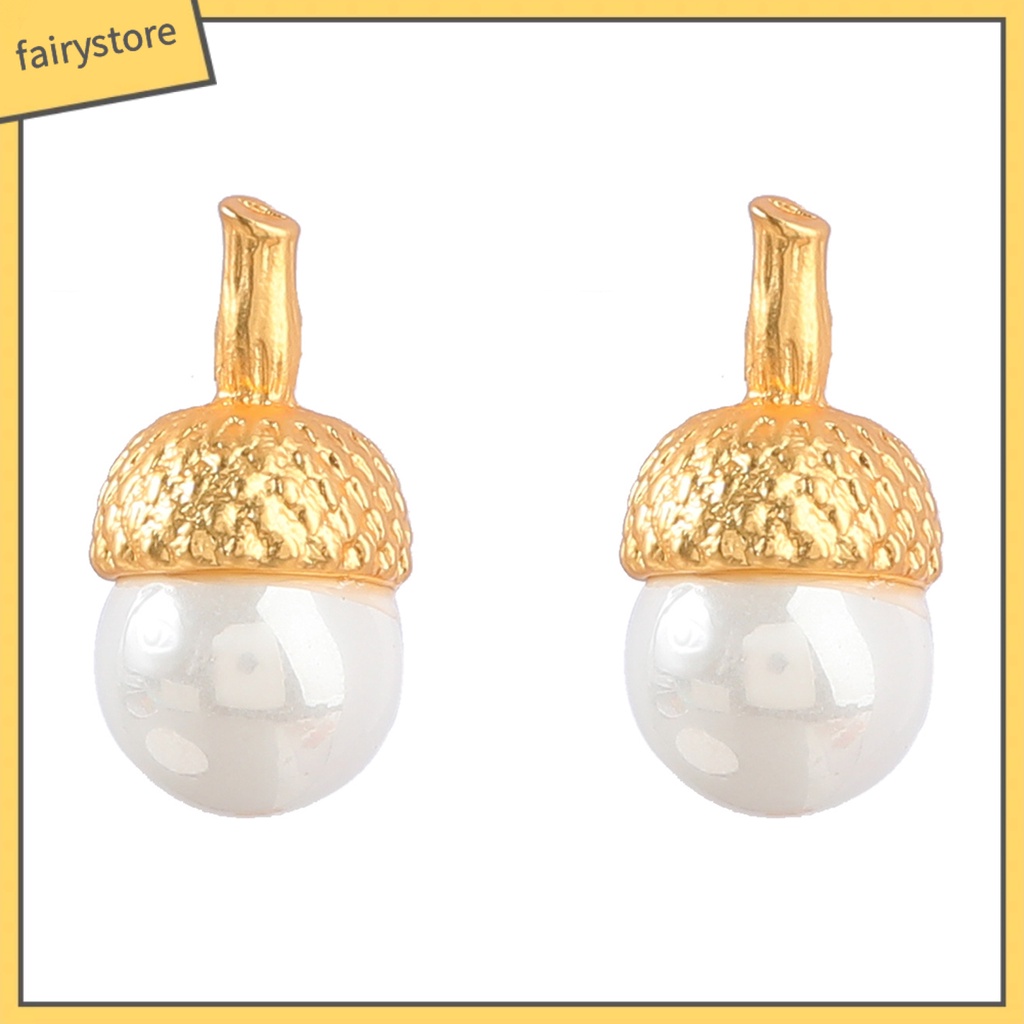 1 Đôi Bông Tai Hình Học Đính Ngọc Trai Giả Độ Bóng Cao Chống Mòn Không Gây Dị Ứng Thời Trang Cho Nữ