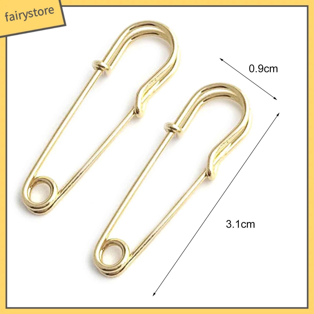 1 Đôi Bông Tai Hình Kim Băng Mini Bằng Hợp Kim Dành Cho Nữ