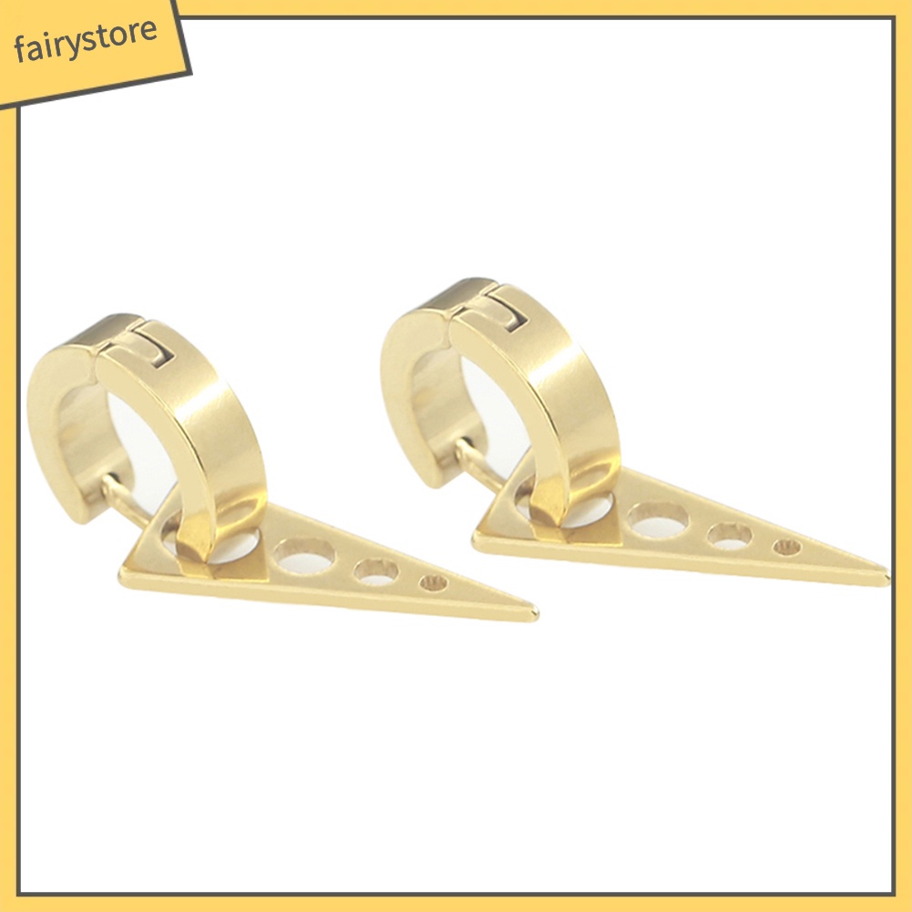 Bông Tai Đinh Tán Bằng Thép Không Gỉ Thời Trang Cá Tính Cho Nam &amp; Nữ