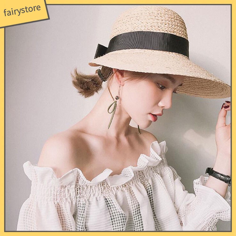 Đôi Bông Tai Dáng Dài Thắt Nơ Thời Trang Dành Cho Nữ