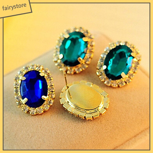 Bông Tai Đính Đá Thời Trang Dành Cho Nữ