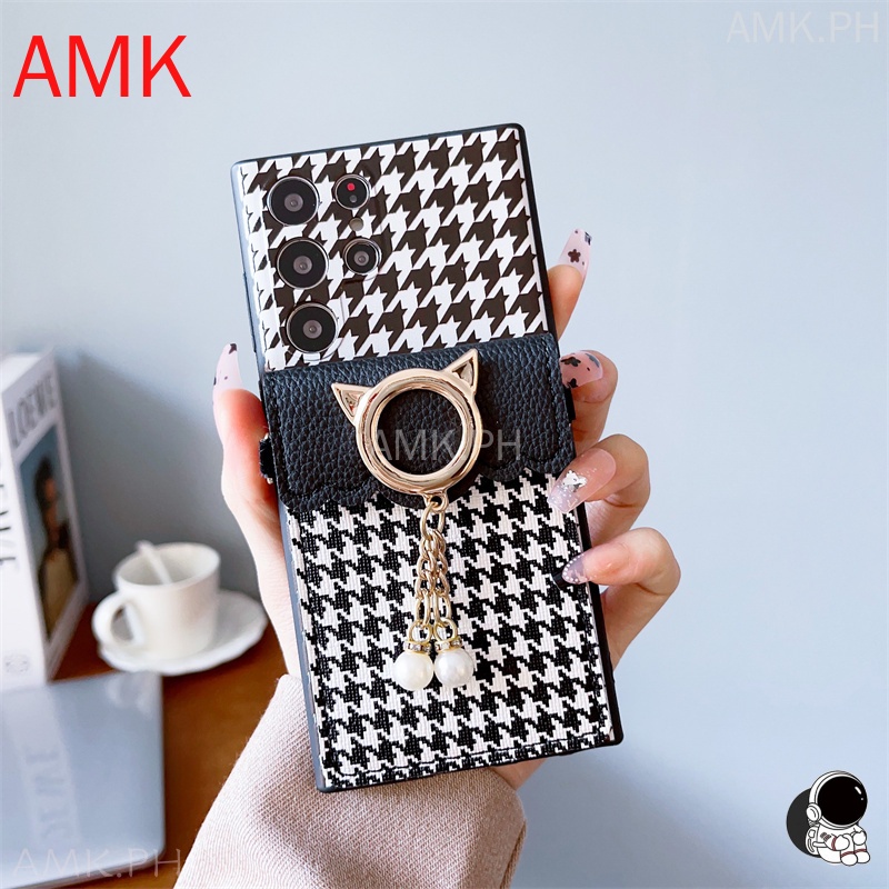 Ak Ốp Điện Thoại Mềm Trong Suốt Có Ví Và Dây Đeo Cho samsung s24 s23 s22 s21 s20 fe s10 note 10 20 lite pro ultra plus m14 5g