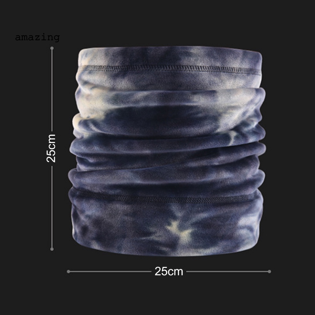 Khăn Choàng Cổ Co Giãn Giữ Ấm In Họa Tiết Màu Gradient Thời Trang