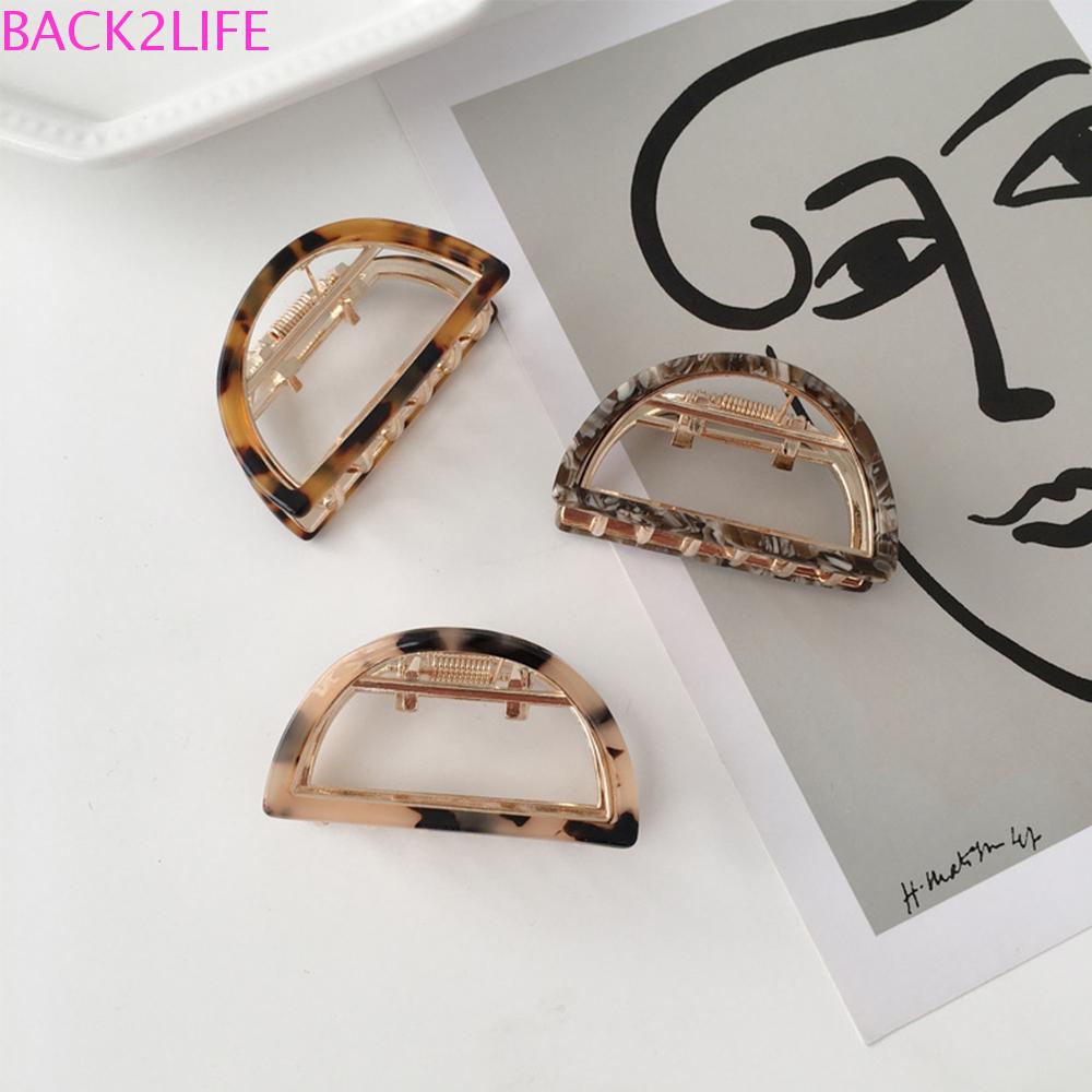 Kẹp Tóc Đuôi Ngựa Hình Bán Nguyệt Phong Cách Vintage 2Lip Cho Nữ Giá Đỡ