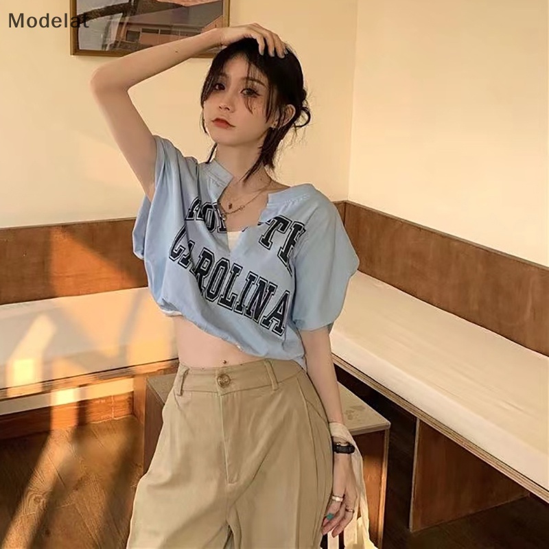 Mfc Áo Thun Không Tay Dáng Rộng In Chữ Phong Cách Hàn Quốc Cho Nữ WTD