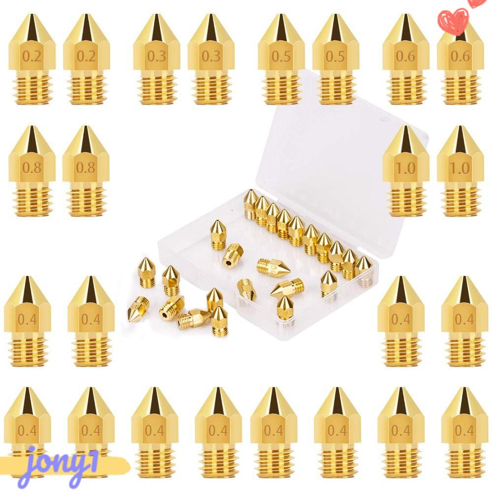 Set 24 Vòi Phun Chất Lượng Cao Thiết Kế Chính Xác Cao Cho Máy In 3D Makerbot Creality CR-10 Ender 3 5