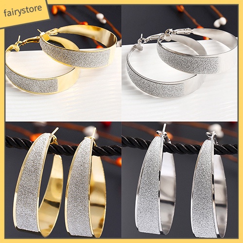 Đôi Bông Tai Khoen Tròn Thời Trang Cho Nữ