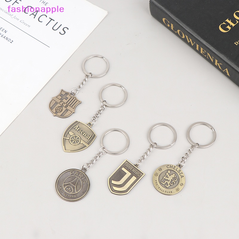 Móc Khóa Hình Quả Bóng Đá Mini Bằng Thép Không Gỉ