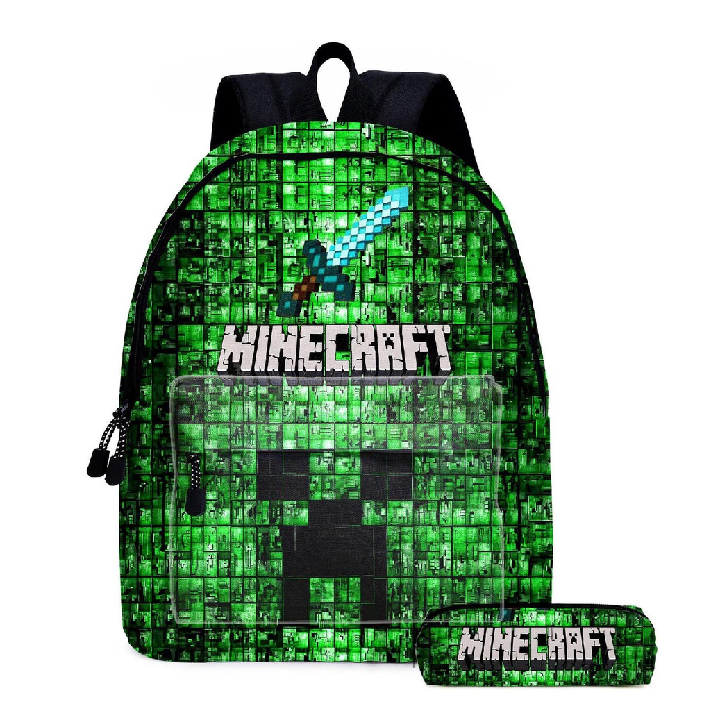 Ba Lô Đi Học / Du Lịch In Hình Minecraft Cho Học Sinh