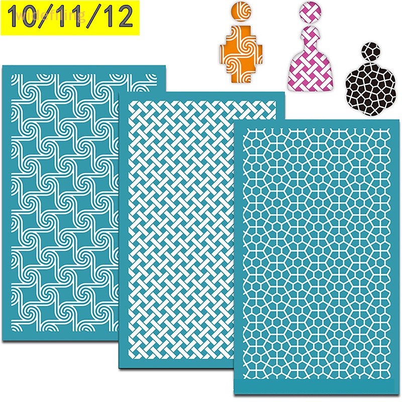 Bộ Dụng Cụ In Trang Sức Bằng Lụa Polymer Có Thể Tái Sử Dụng