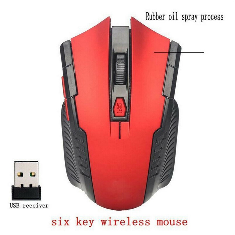 Chuột không dây 2.4GHz USB 1600DPI Cho Windows Mac PC Laptop luyoo27