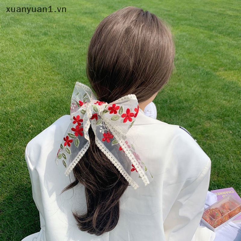 Vải Tuyn Phối Ren Lưới Họa Tiết Hoa Dùng Để Trang Trí Váy Cưới