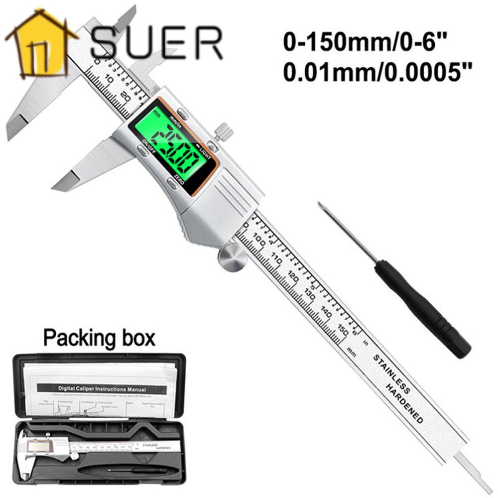 Thước Đo Điện Tử Chất Liệu Thép Không Gỉ Hiển Thị Màn Hình LCD