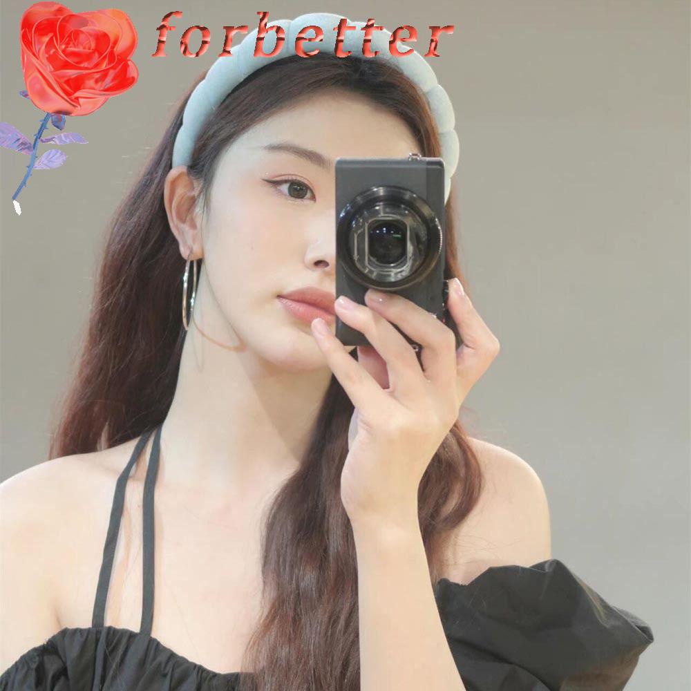 Băng Đô Cài Tóc Bằng Xốp Đan Chéo Phong Cách Hàn Quốc Cổ Điển Thời Trang Cho Spa