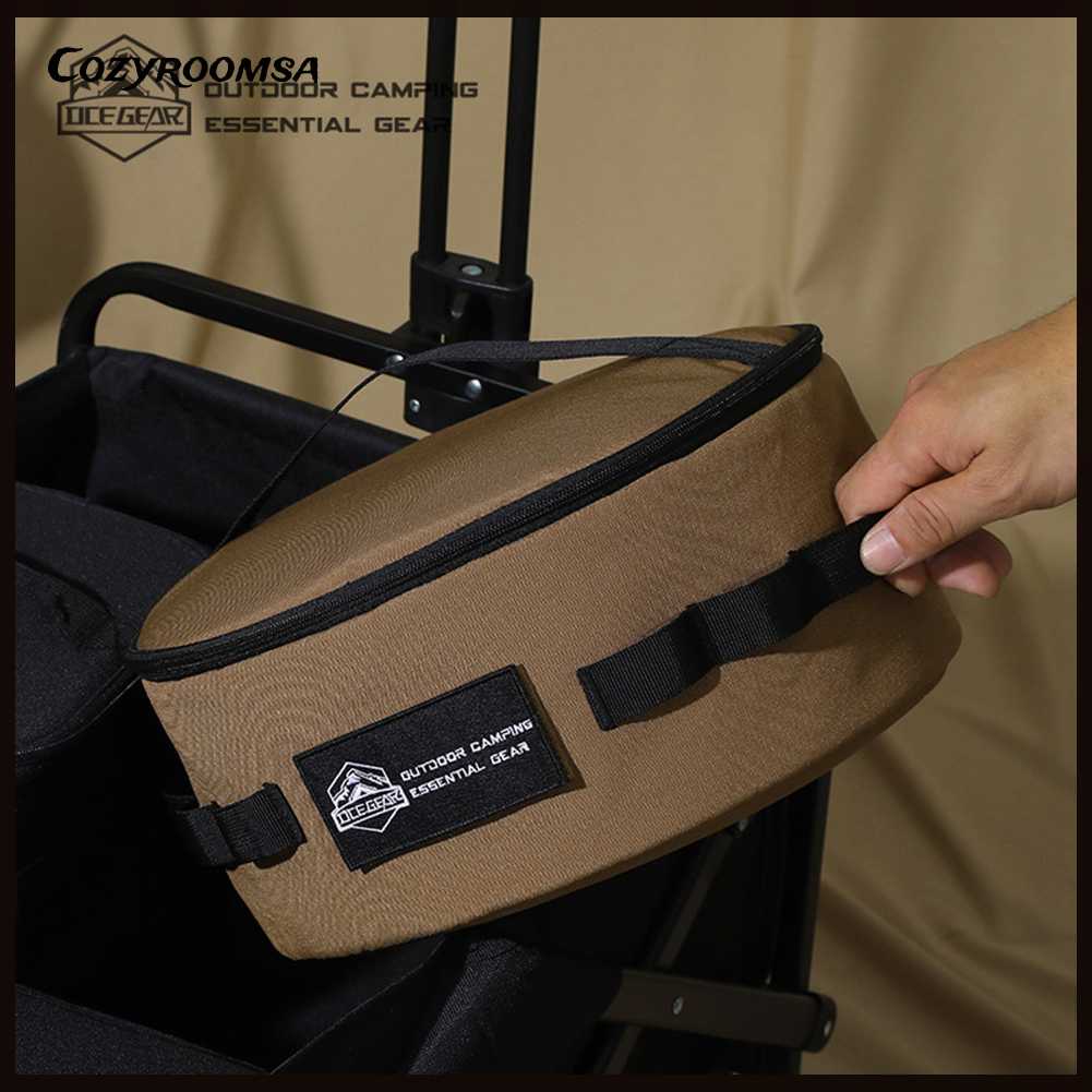 Túi Đựng Dụng Cụ Nấu Ăn Cắm Trại Chống Rơi Vỡ Giá Đỡ