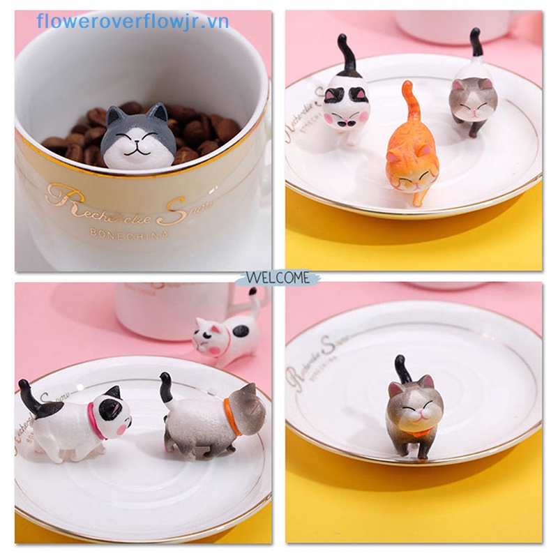 Mô Hình Chú Mèo Đồ Chơi Trang Trí Nhà Cửa