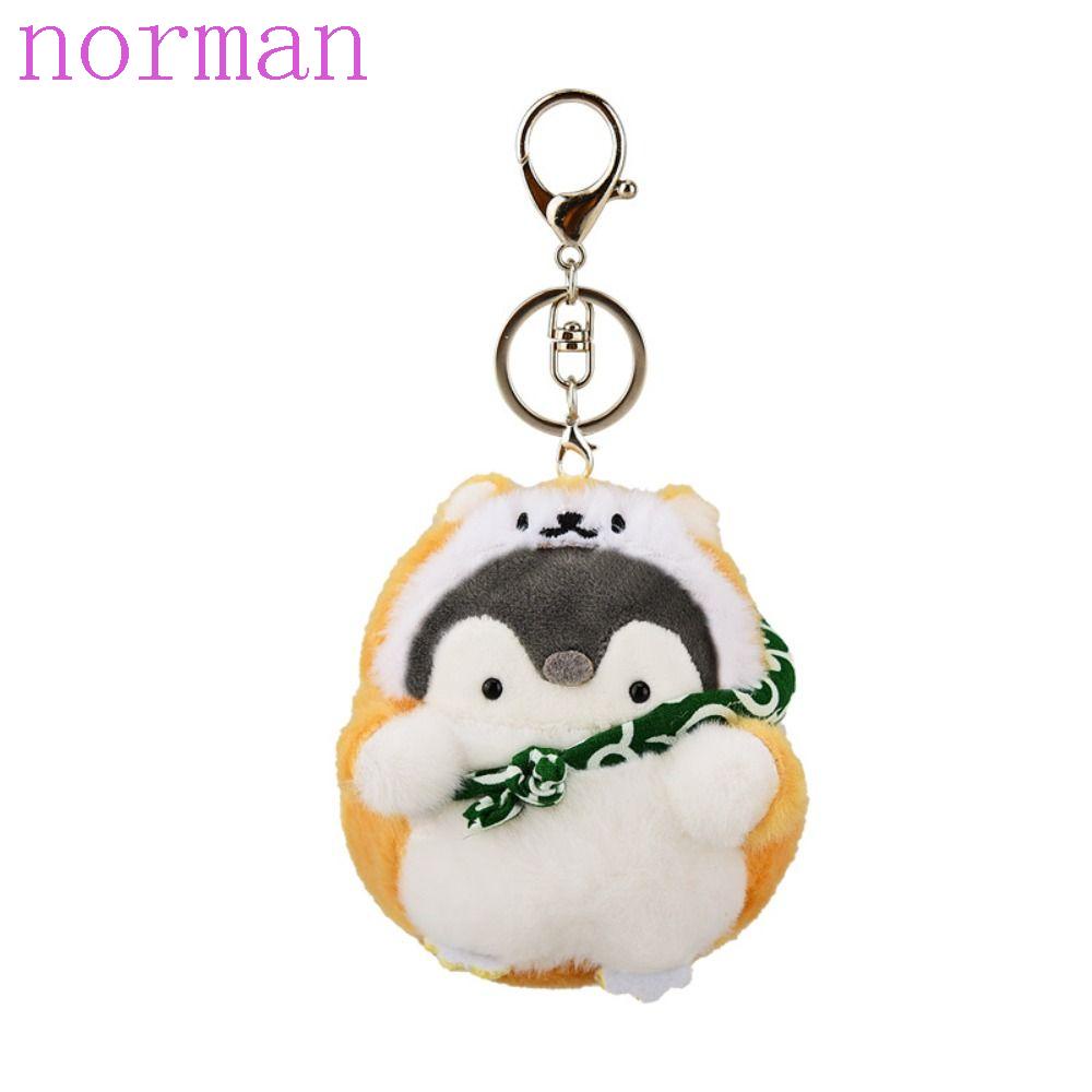 Norman Thú Nhồi Bông Hình Chim Cánh Cụt / Chó Shiba / Chim Cánh Cụt Mini Dễ Thương