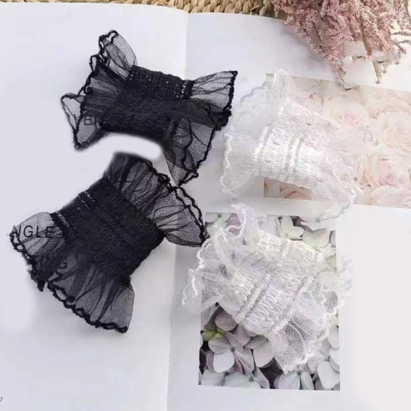 Ivy Cổ Tay Áo Có Thể Tháo Rời Co Giãn Trang Trí Đầm Sơ Mi / Áo Len Dành Cho Nữ Thanh