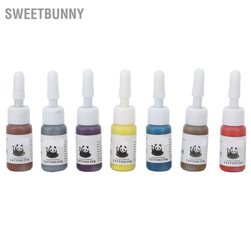 SweetBunny 100ml 20 Màu Mực Xăm Chuyên Nghiệp Bộ Thành Phần An Toàn Lâu Dài Sắc Tố Hình Chân Thực
